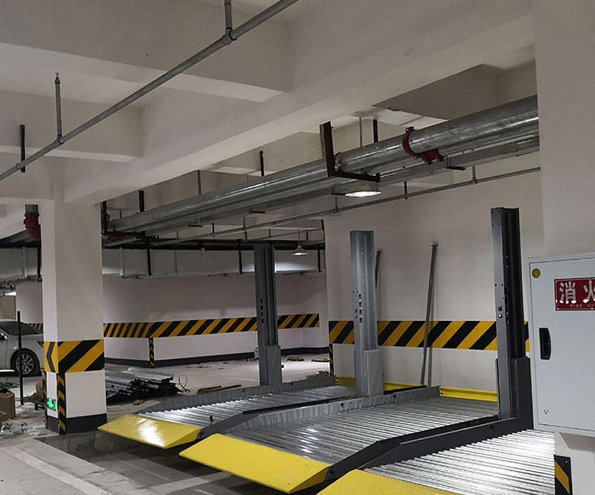 马关县双柱简易式机械式停车设备安装