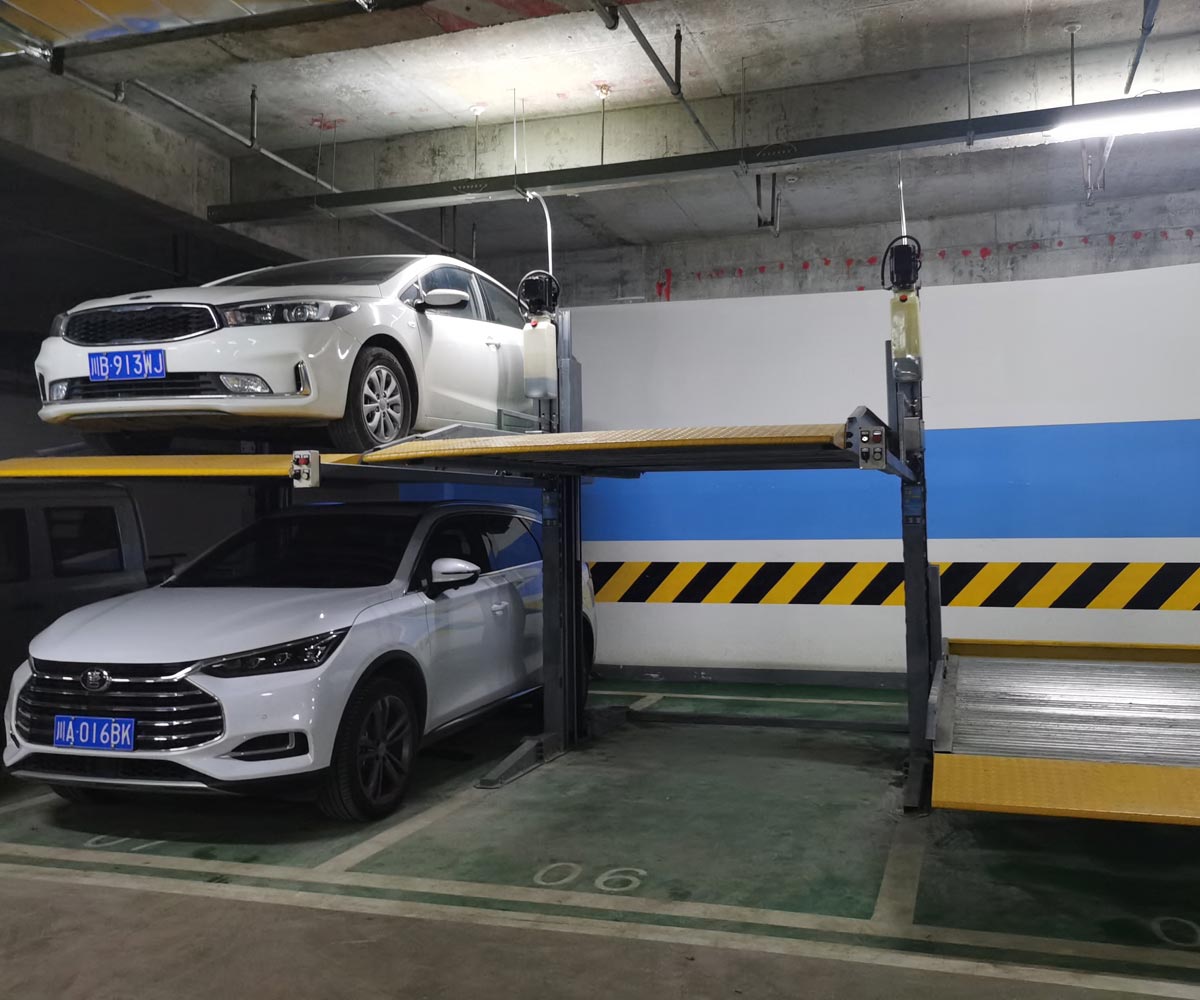 湘潭市四柱式机械式立体停车设备