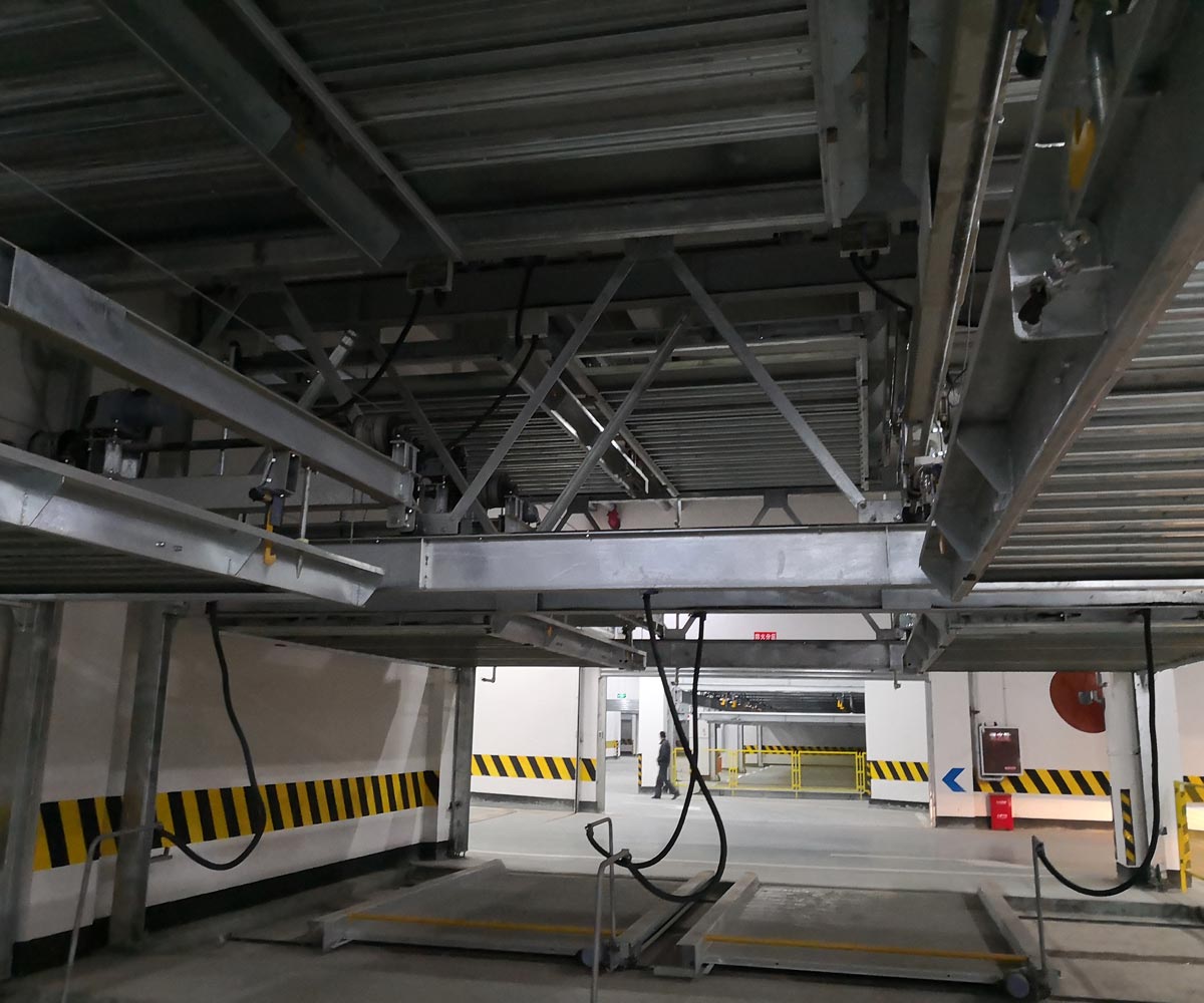 醴陵市PSH2二层升降横移立体车库设备