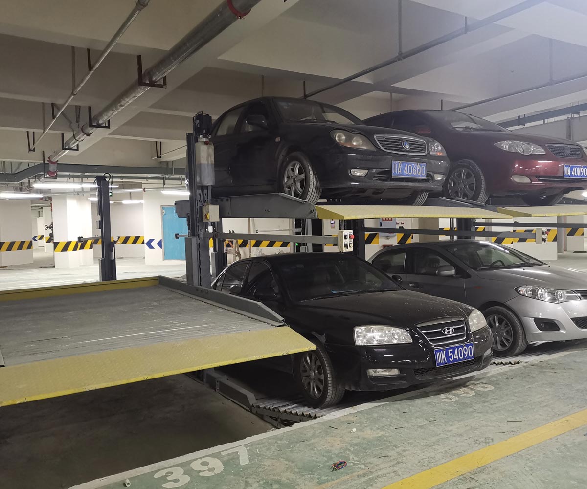 衡东县二柱简易升降式立体停车设备
